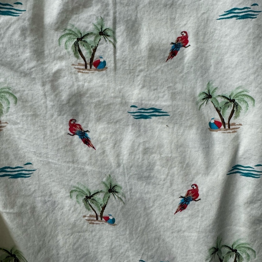 Aeropostale Palm and Bird Print Casual Shirt size large - Picture 5 of 5